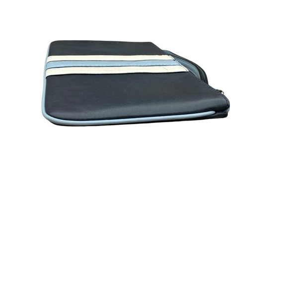 Coach Navy Blue Leather Wristlet - Picture 5 of 13